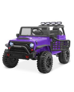 Ride On SUV w/Personalize License Plate (12V)-Purple