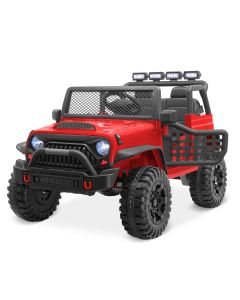 Ride On SUV w/Personalize License Plate (12V)-Red