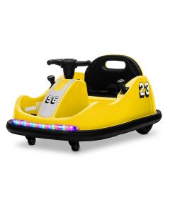 Ride On Bumper Car (2 Driving Modes) (12V)-Yellow